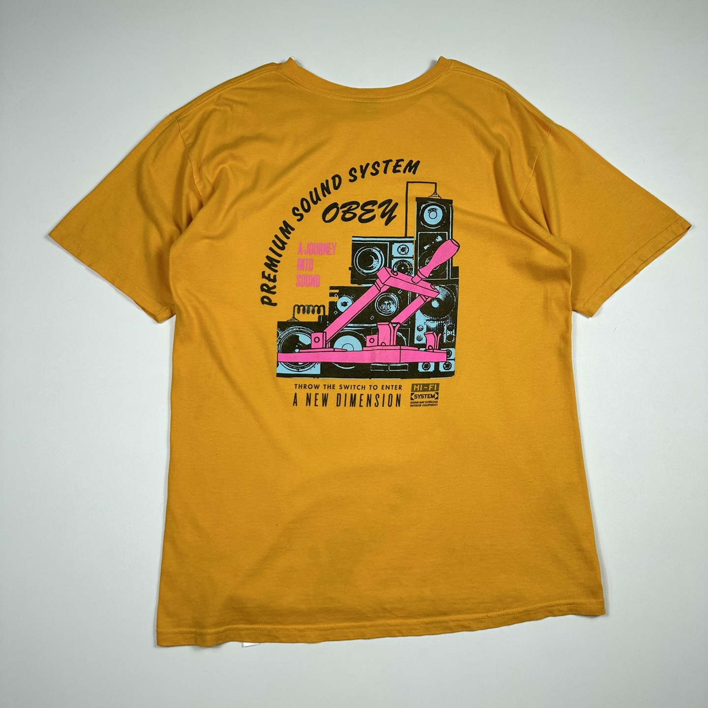 오베이 프린팅 반팔 티셔츠 (XL)